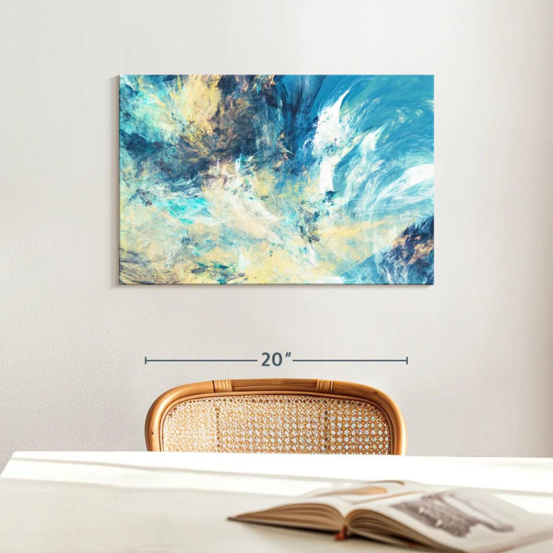Avery Frosty Dynamic Abstract, 16" H x 24" W