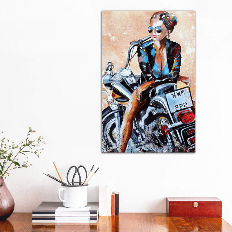 «Let's Do It» par Donatella Marraoni - impression, H 18 po x l 26 po x P 1,5 po, Toile tendue