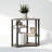 Furinno Turn-N-Tube Multipurpose Corner Shelf, Display Rack, Bookshelf, French Oak/Black-2017094066