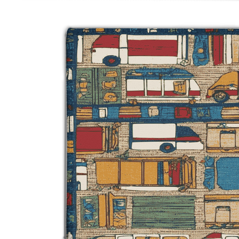 Tapis intérieur et extérieur gris Transport, Rectangulaire 8 pi x 10 pi