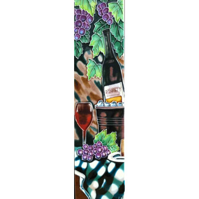 Vin avec carreaux de table décoratifs muraux en céramique 4 x 16 po