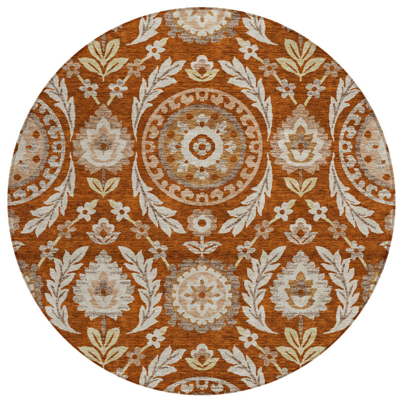 Tapis rond 8 po
