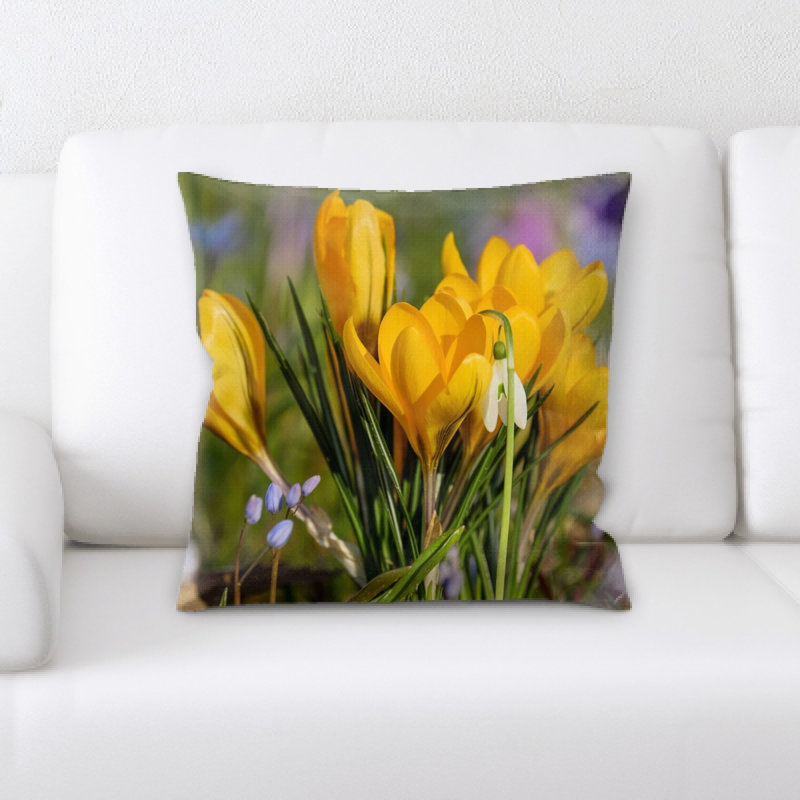 Microsuede Throw Pillow