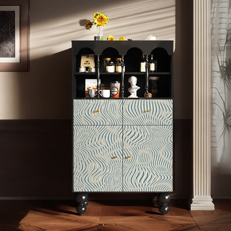 Simple creative multi-functional accent cabinet