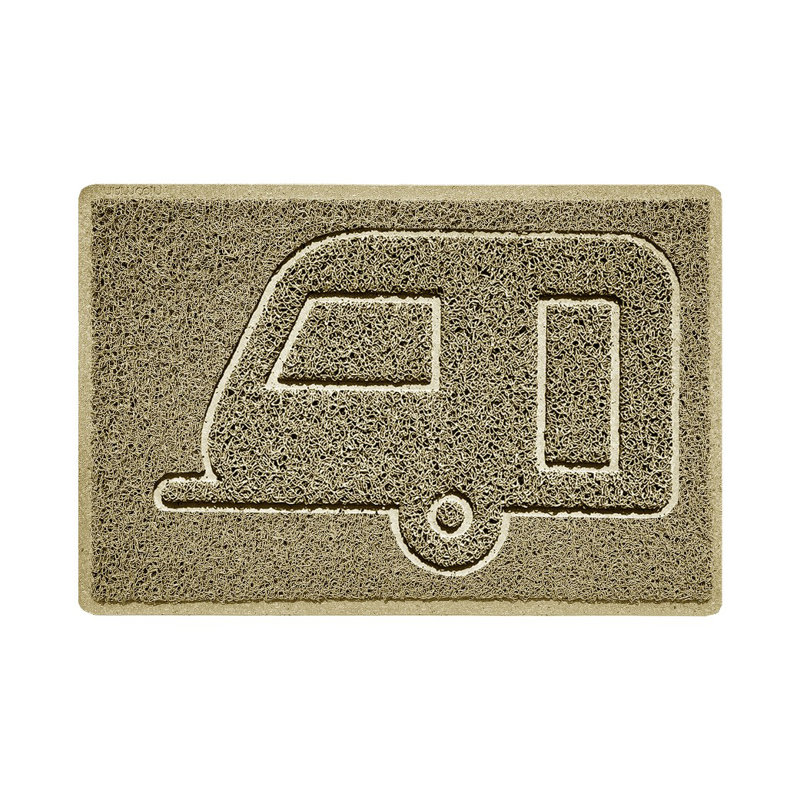 Non-Slip Indoor / Outdoor Doormat, 40cm W x 60cm L, Beige