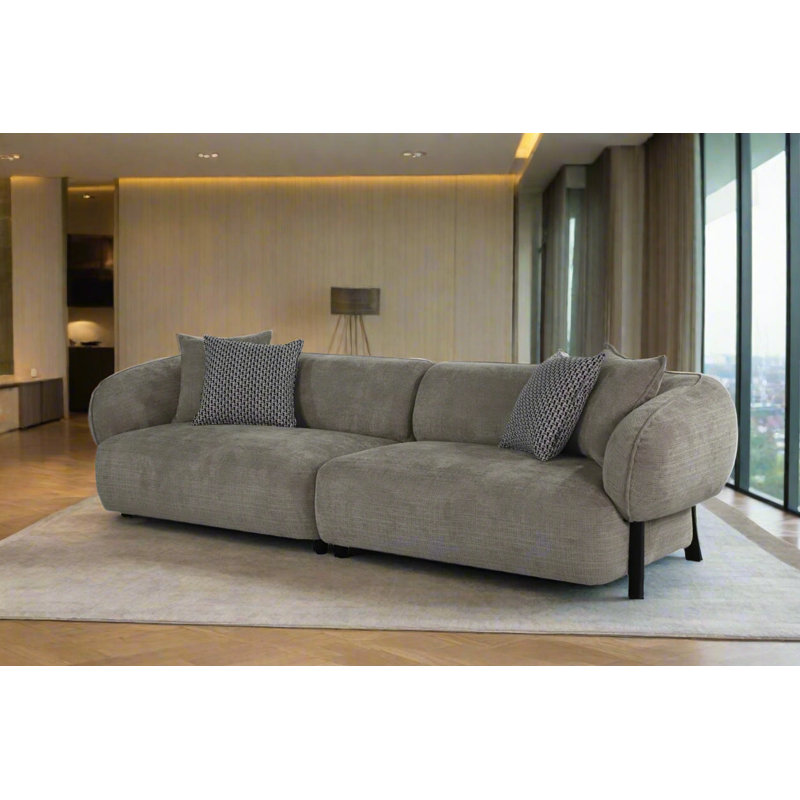 Canapé modulaire 4 places Nova - Mid-Century - 117 po