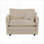 Canapé modulaire 2 pièces 1 + 3 places pour le salon | Beige | Chenille