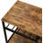 Rustic Brown Kitchen Baker's Rack With Microwave Stand, 3-Tier Storage Shelf With Heavy-Duty Metal Frame & Casters, 84X40X85Cm