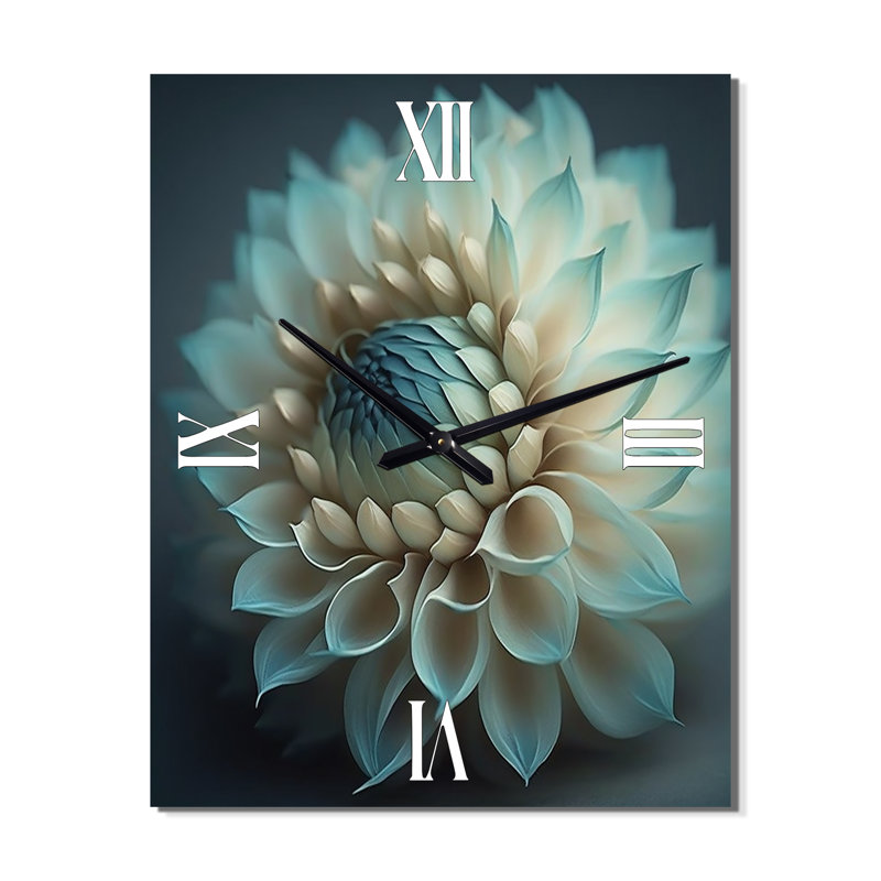 Jaire - Horloge murale Dahlia, H 40 po x l 30 po x P 1 po