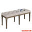 Tobie 131cm Wide Solid Colour Standard Ottoman