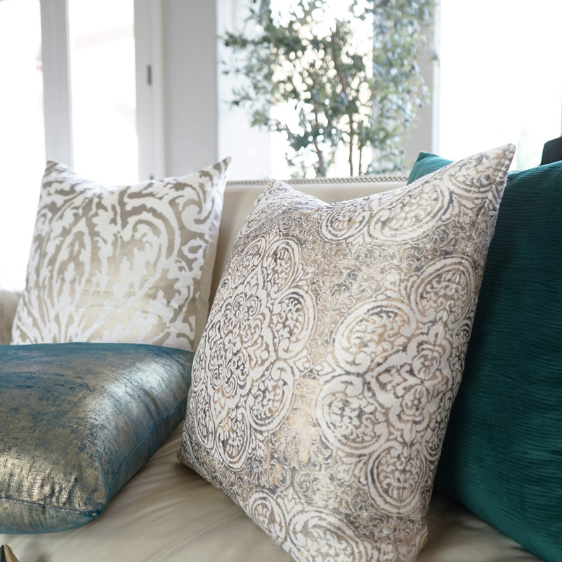 Stream Pillow Cover & Insert, Teal, Square 20"
