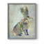 Fantastic Florals Hare, assis, reproduction encadrée - bois massif-851238012-851238014
