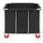 35.43X25.6X31.5” Commercial Laundry Cart With Wheels-229124702
