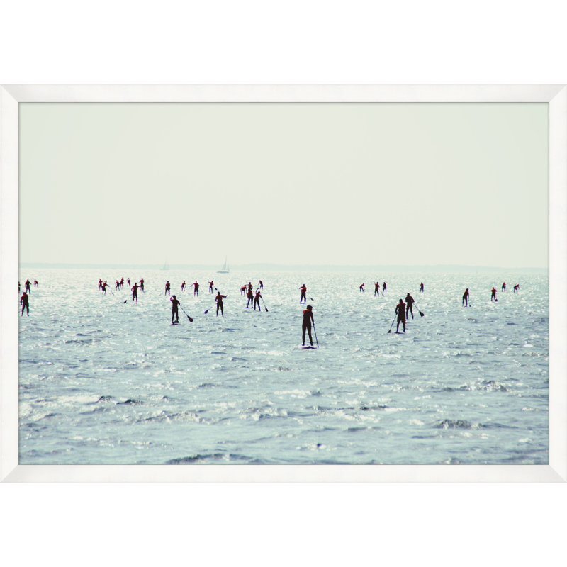 Paddle Board Fleet Print by Nathan Turner