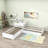 Twin Size 2 Drawers L-shaped Platform Beds with Trundle and Built-in Table-79433333