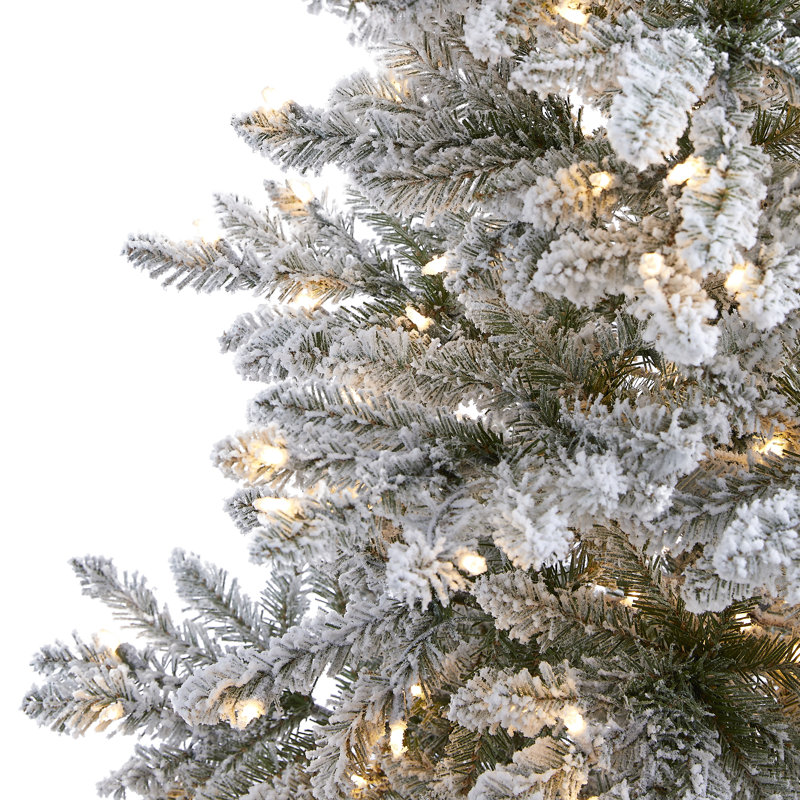 Easy Set-Up Lighted Christmas Tree, 6' H