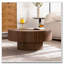 Table basse ronde en bois 30,51 "