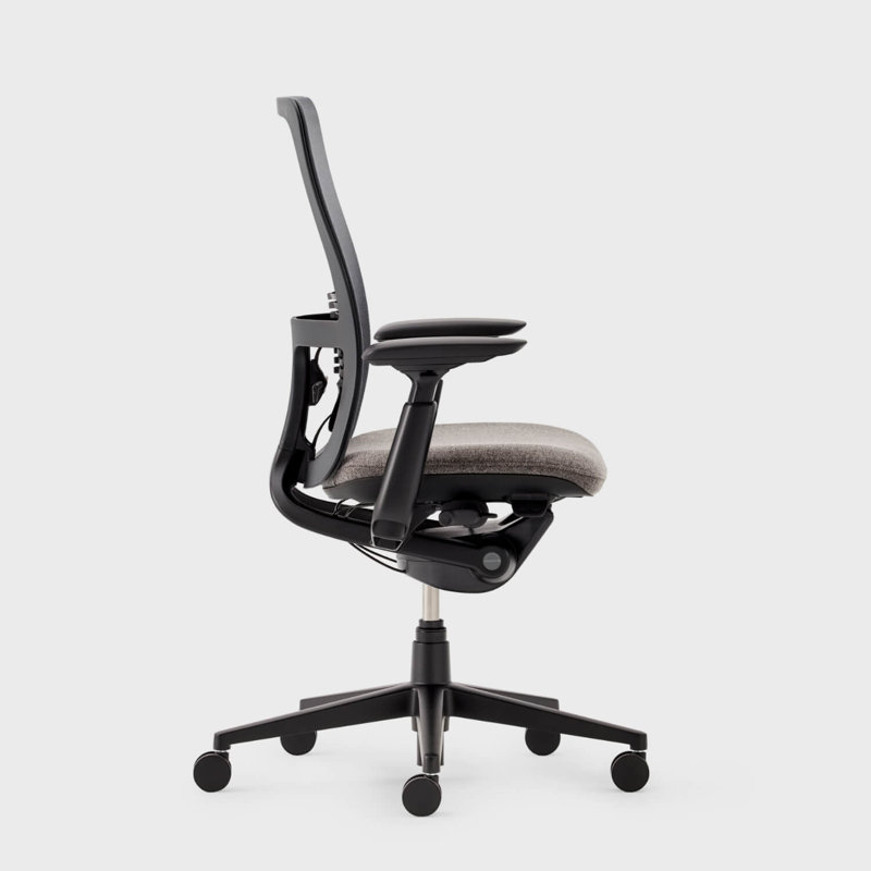 Haworth Zody Mesh Office Chair - Standard Posture With Lumbar Support, Steel