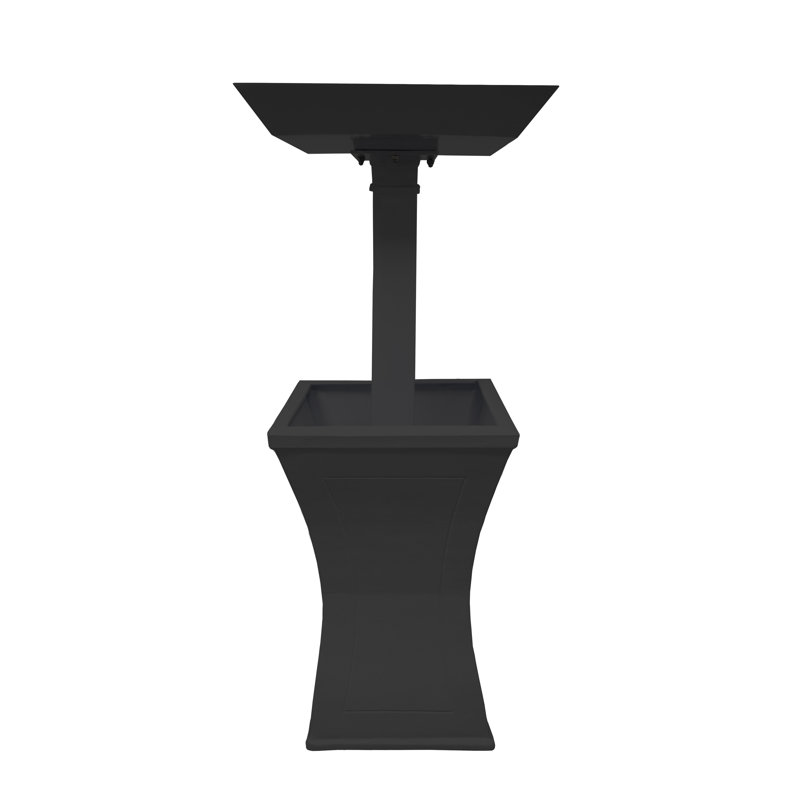Bassin pour oiseaux, Noir