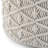 Coates 18"W Handwoven Cotton Macrame Boho Round Pouf in Natural-784464489