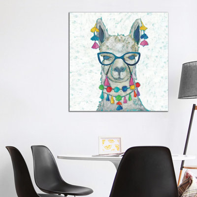 «Llama Love with Glasses II» par Chariklia Zarris - reproduction