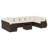 Vidaxl Garden Sofa Set Brown