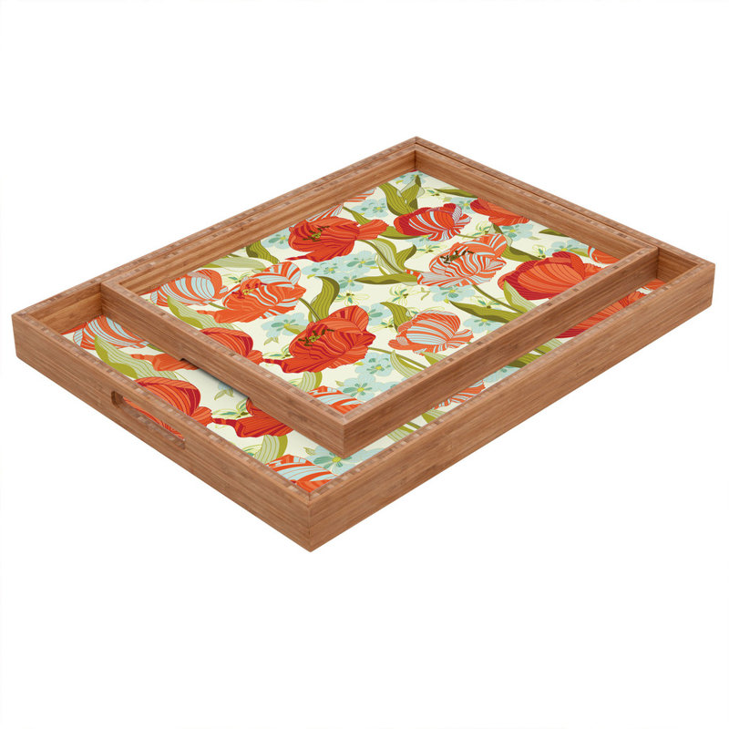 Bamboo Tray, 1.75" H x 18" W x 14" D