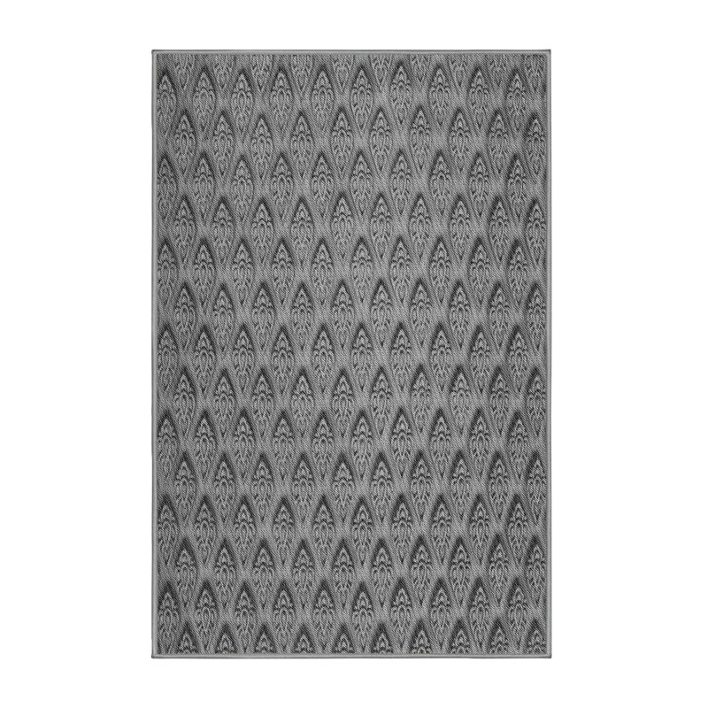 Tapis gris Power Loom, Rectangle 2 pi x 3 pi