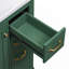 Meuble-lavabo 36 po sans lavabo, base d'armoire seulement, six tiroirs, diviseur de tiroir multifonctionnel, tablette réglable, vert-829781630