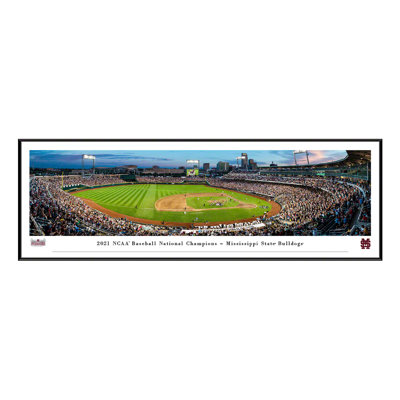 «Mississippi State, 2021 College World Series Champions», reproduction panoramique