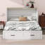 Armoire lit escamotable avec tiroir de rangement et station de charge Murphy-1001065477-1001065595