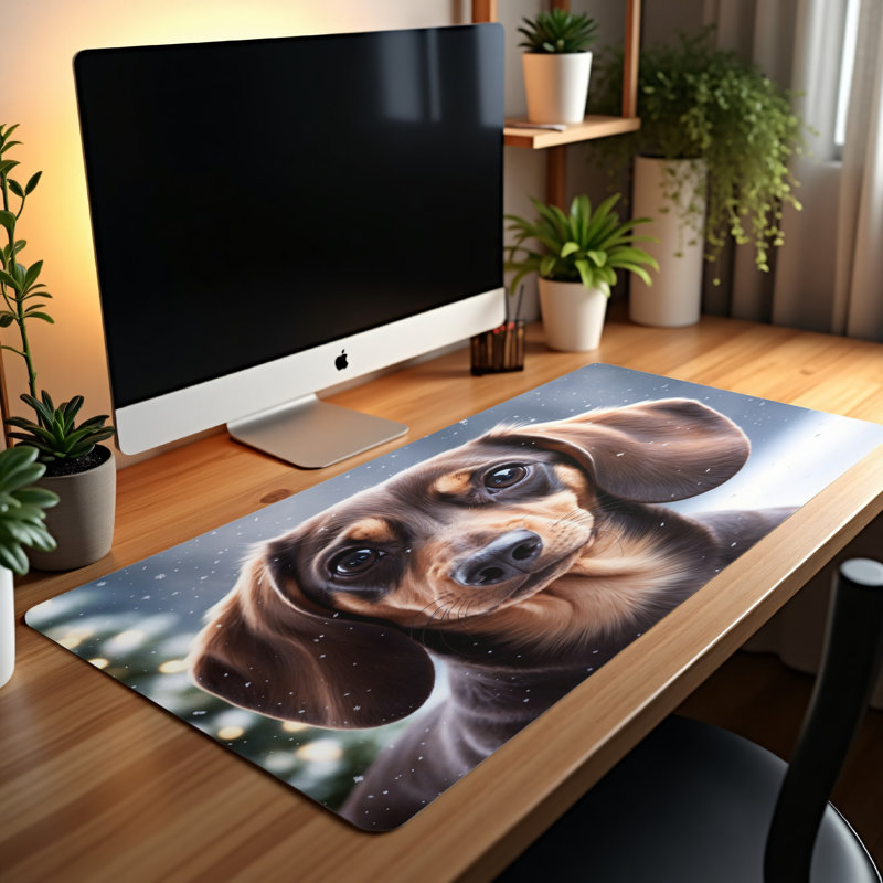 Polyester Desk Pad, 31.5x15.5