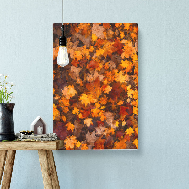 Fallen Leaves - Wrapped Canvas, 50cm H x 35cm W x 3cm D