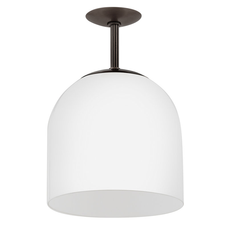 Luminaire suspendu 1 lumière Elsmere, Oxyde noir