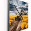Farmhouse Tractor Countryside Haven I - Horloges murales très grandes Farm-99631961