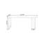 Bureau en bois massif noyer clair-1403273734