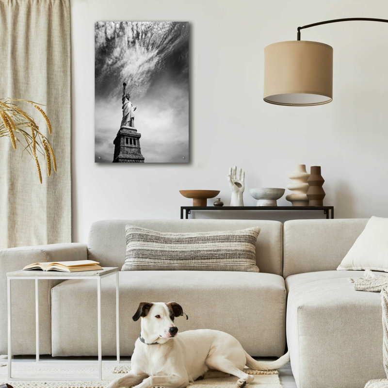 NYC Miss Liberty »par Nina Paponcek, acrylique, H 36 po x l 24 po x P 0,2 po