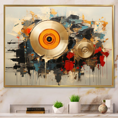 Vinyle, mélodie - Disques vinyle, art encadré