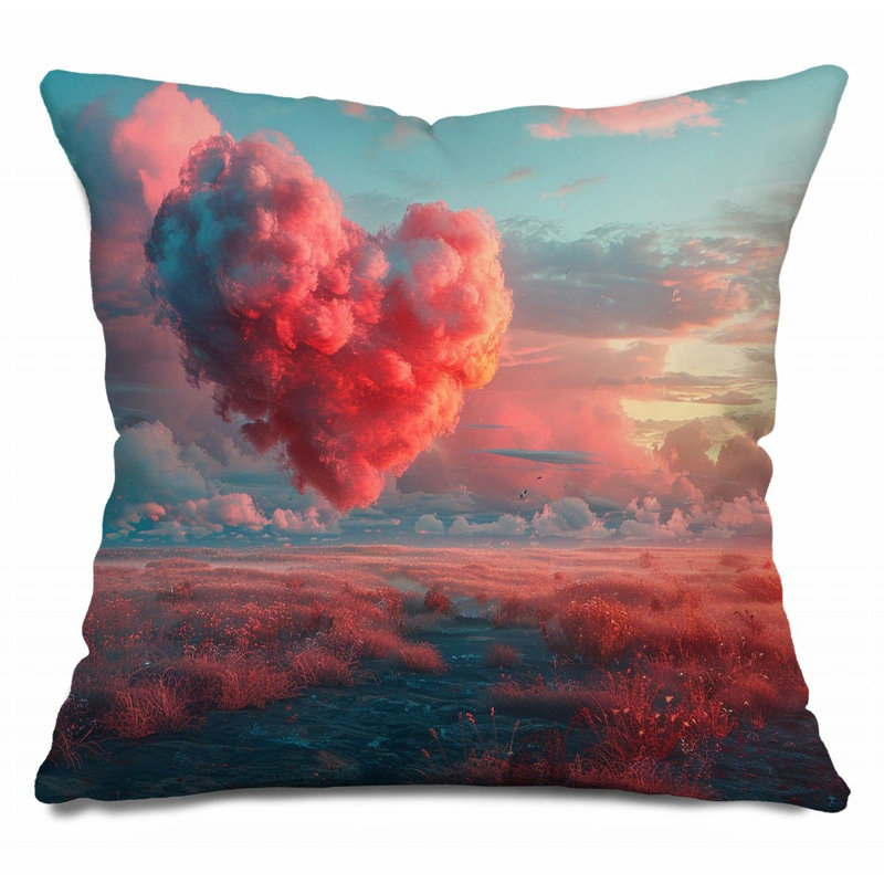 Coussin Heart Cloud, H 20 po x l 20 po