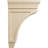 2 3/4"W x 5 1/2"D x 8"H Mini Lucan Wood Corbel, Rubberwood-29831235-29831226