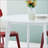 Contemporary White Round Dining Table