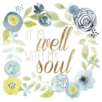 It Is Well II by Studio W - Wrapped Canvas Print
