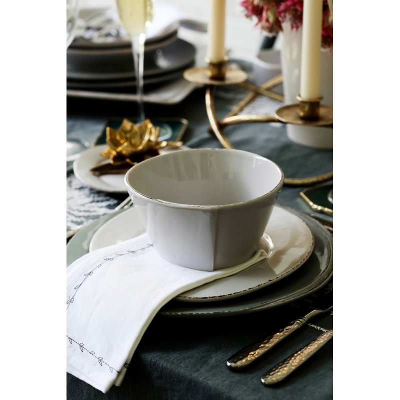 Lastra Handmade Italian Stoneware Dinner Plate, Gray