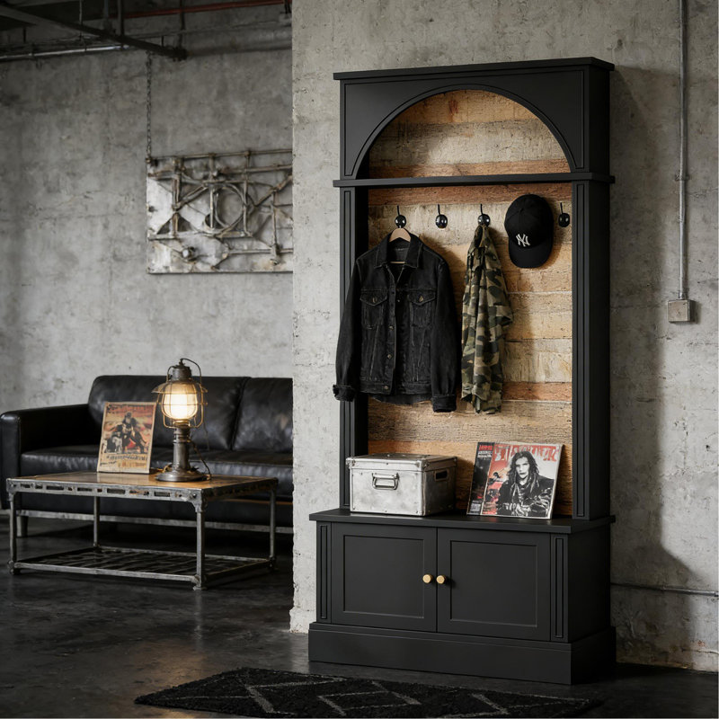 Portemanteau autoportant, portemanteau d'entrée (seulement le portemanteau)