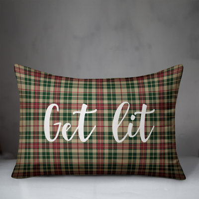 Plaid Throw Pillow
