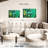 Avery Green Gold Abstract-107682347