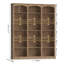 Bibliothèque standard Huckins H 71,2 "x l 63,4" avec tablettes réglables-121780344
