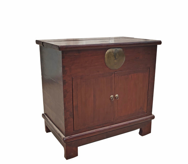 Early Solid Wood Accent Cabinet