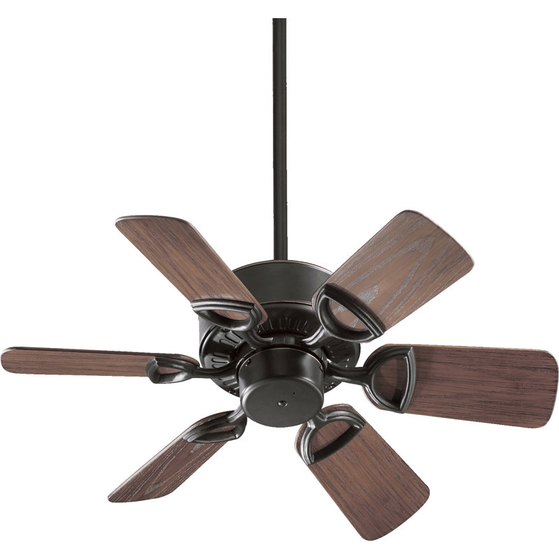Wojtowicz Ceiling Fan, Old World with Walnut Blades