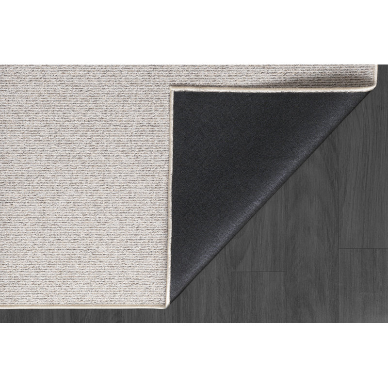 Machine -made Area Rug, Beige, Round 120cm